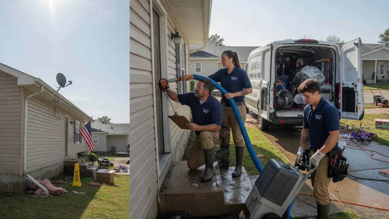 Ceiling Water Damage Restoration in Burbank, OH near me